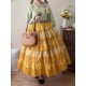 Miss Point Sunflower Gardening Skirt(Reservation/2 Colours/Full Payment Without Shipping)